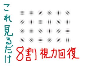 見るだけで８割視力回復するガボールアイで日に日に目がよくなってきていてやる気が出てきた 松果体覚醒させる日本人目覚めカイフのメインブログ